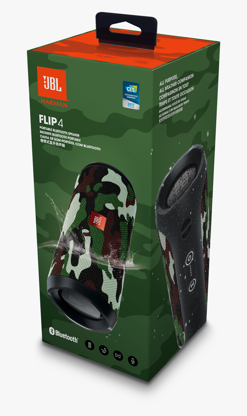 Jbl Flip 4 Camo, HD Png Download