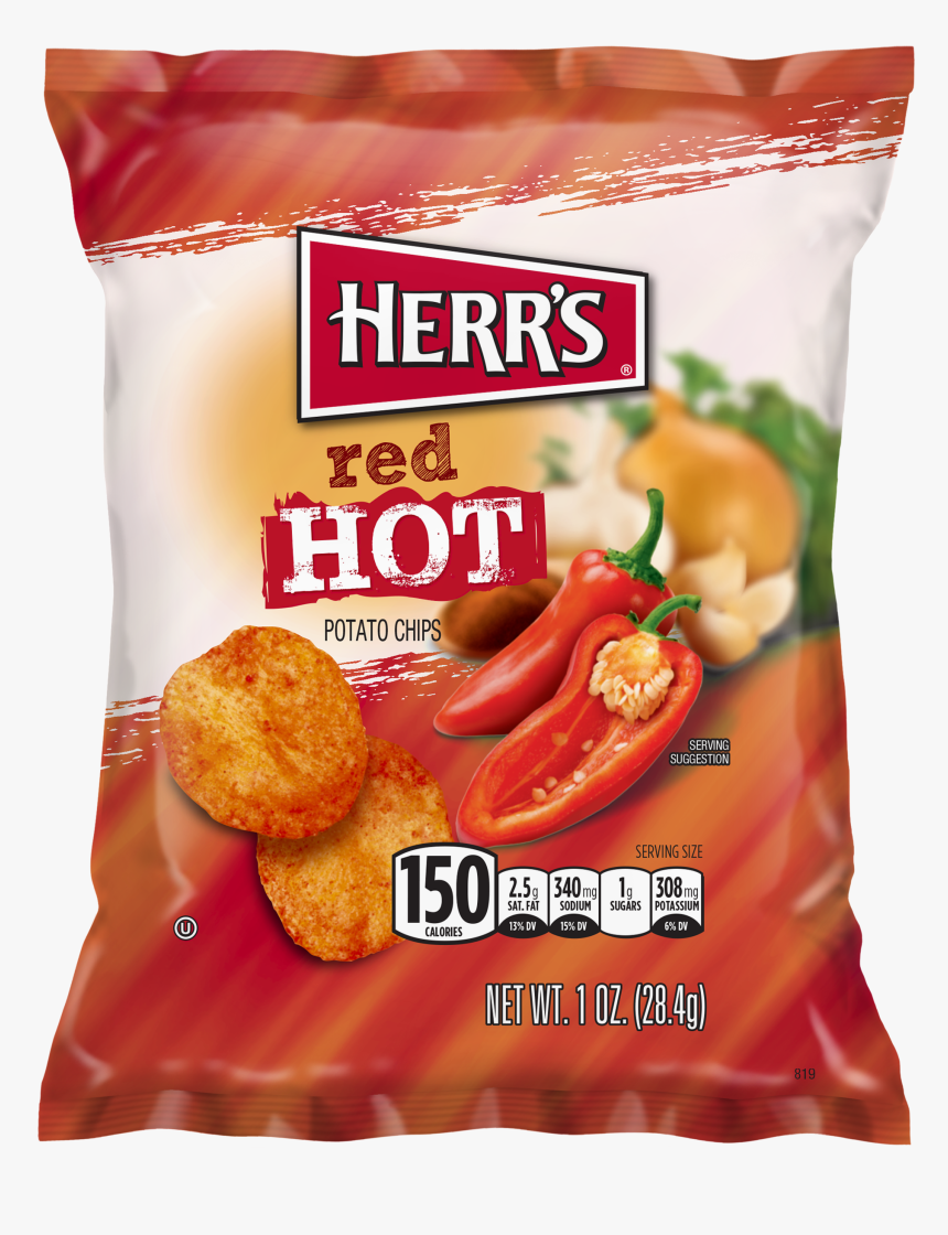 Herr's Hot Chips, HD Png Download