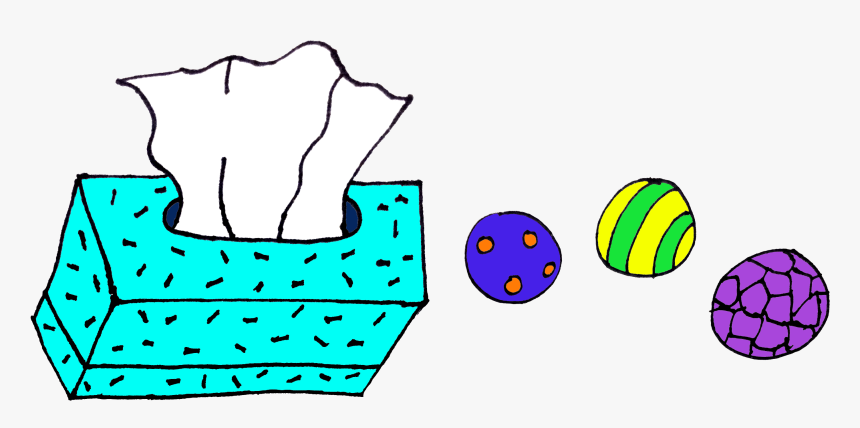 Tissue And Stress Balls In Color Clipart , Png Download, Transparent Png