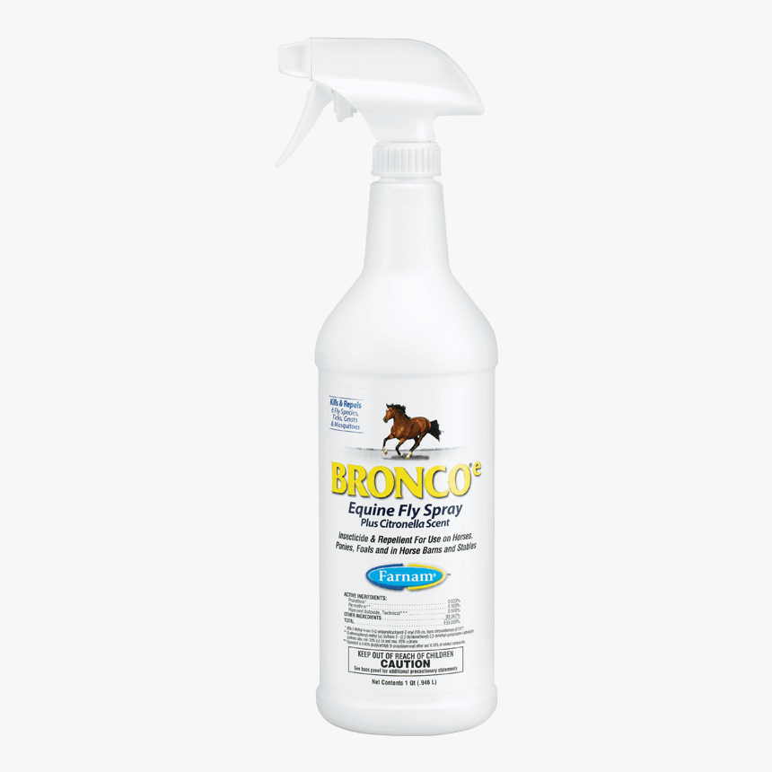 Bronco® E Equine Fly Spray Plus Citronella Scent 
 - Beer Bottle, HD Png Download