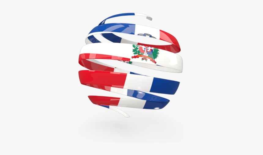 Round 3d Icon - Dominican Republic Flag Transparent 3d, HD Png Download