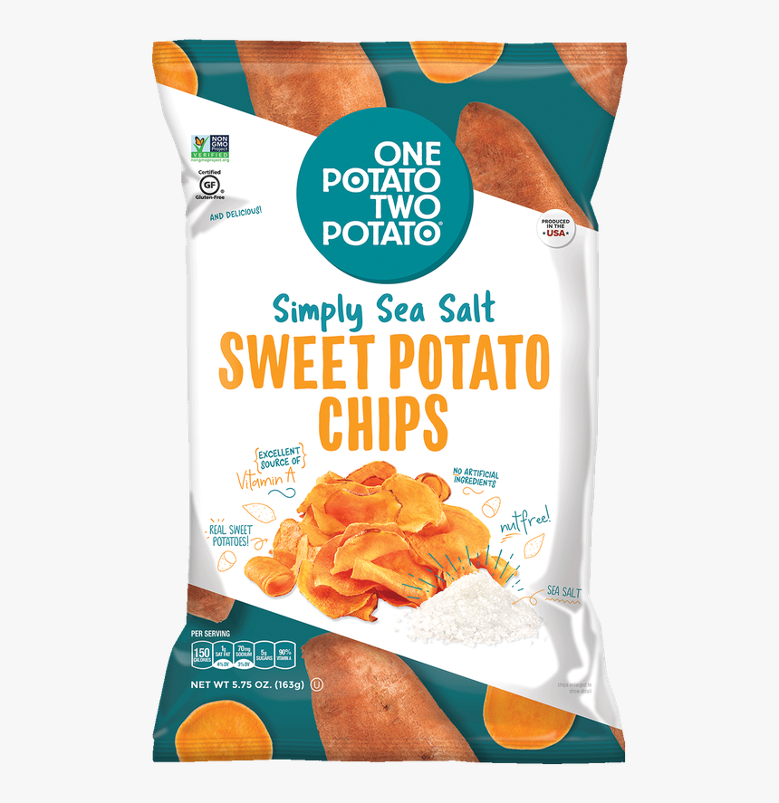 One Potato Two Potato Simply Sea Salt Sweet Potato, HD Png Download