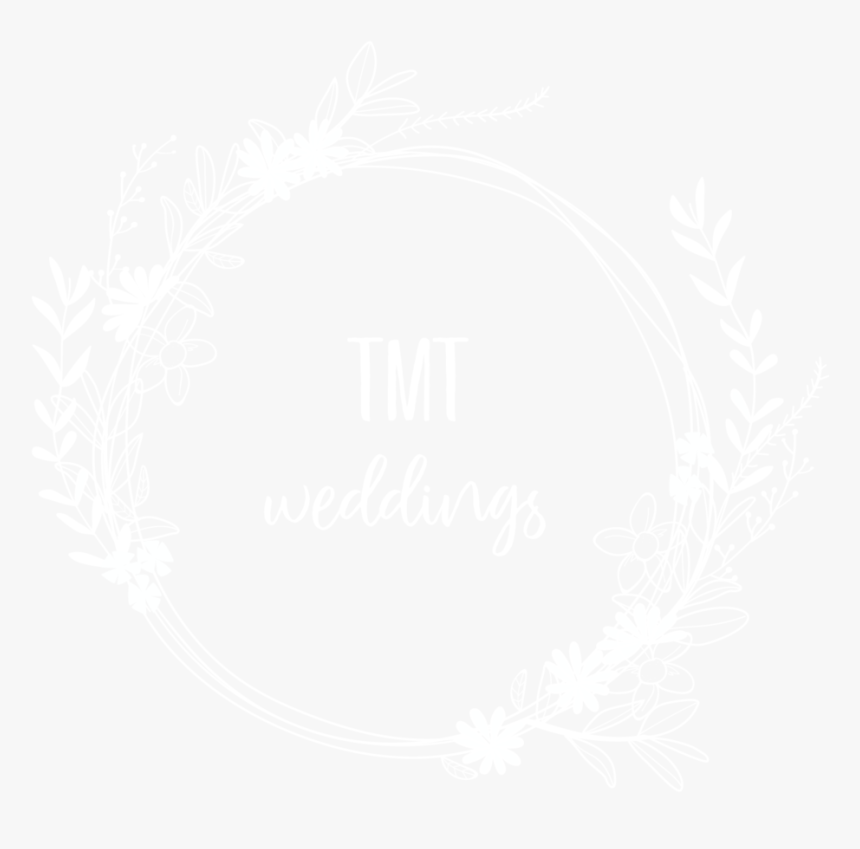 Tmt Weddings Logo White - Illustration, HD Png Download