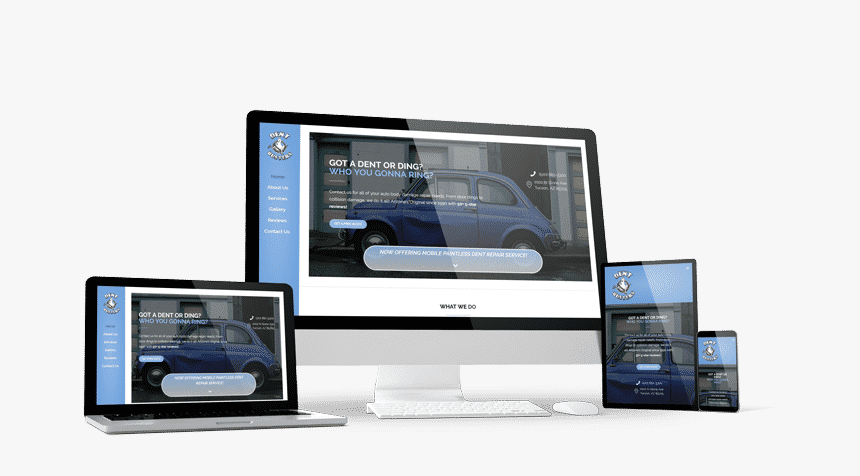 Dent-busters Responsive - Gadget, HD Png Download