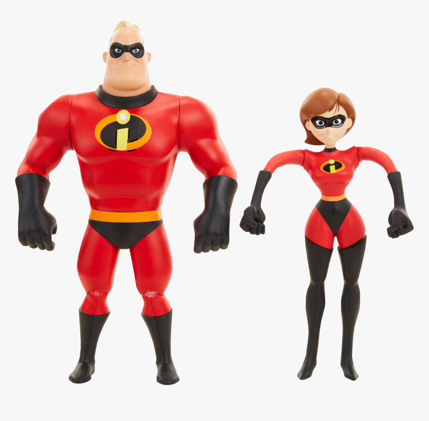 Mr Incredible And Elastigirl Power Couple 12” Action - Elastigirl Power Couple, HD Png Download
