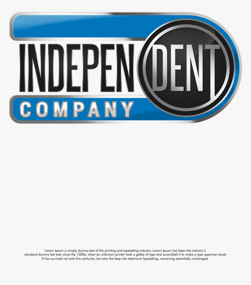 Logo Design By Criollo S Art For Independent Dent Company - Electric Blue, HD Png Download