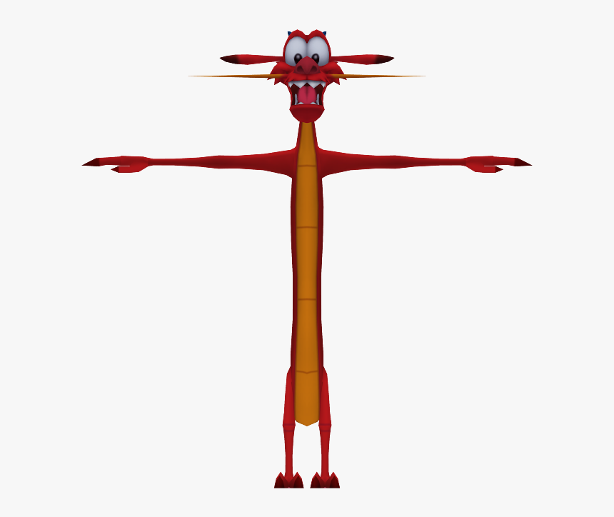 Download Zip Archive - Kingdom Hearts Models Mushu, HD Png Download