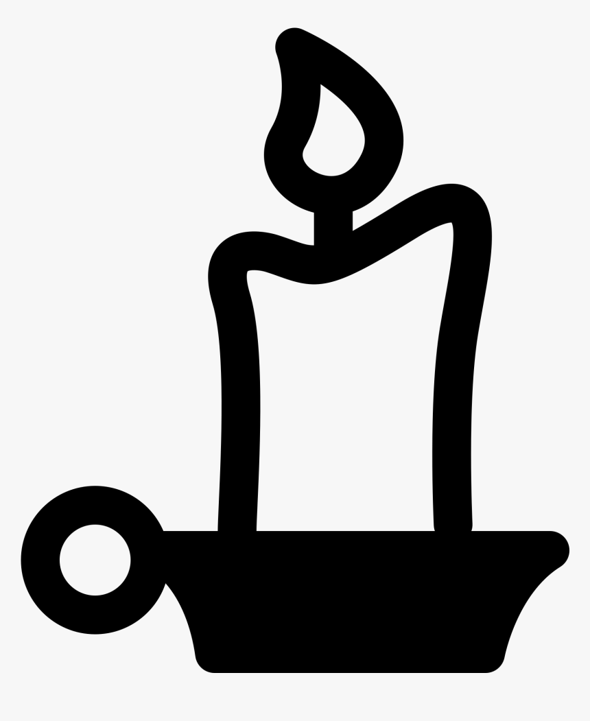 Candle Silhouette Clipart , Png Download - Candle Silhouette Png, Transparent Png