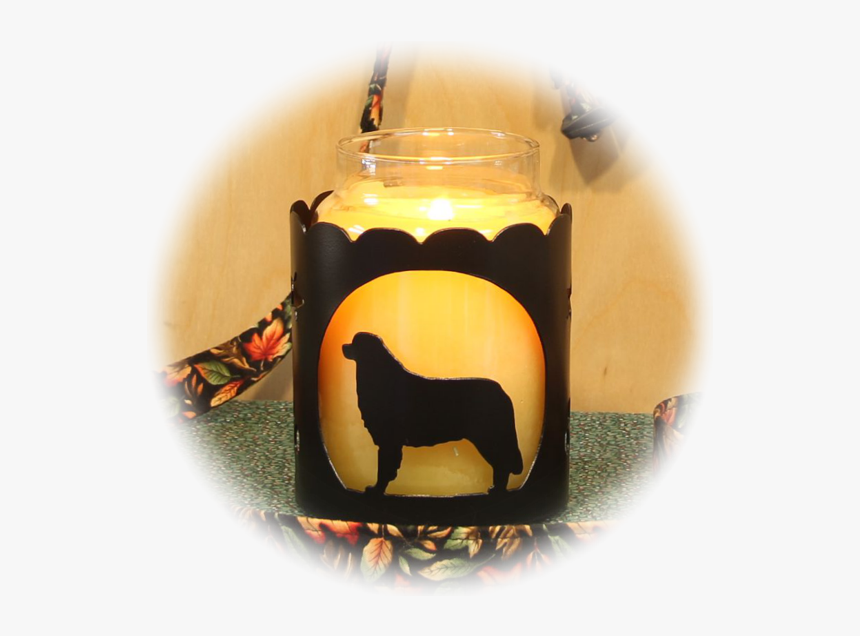 Bernese Mountain Dog Breed Jar Candle Holder - Silhouette, HD Png Download