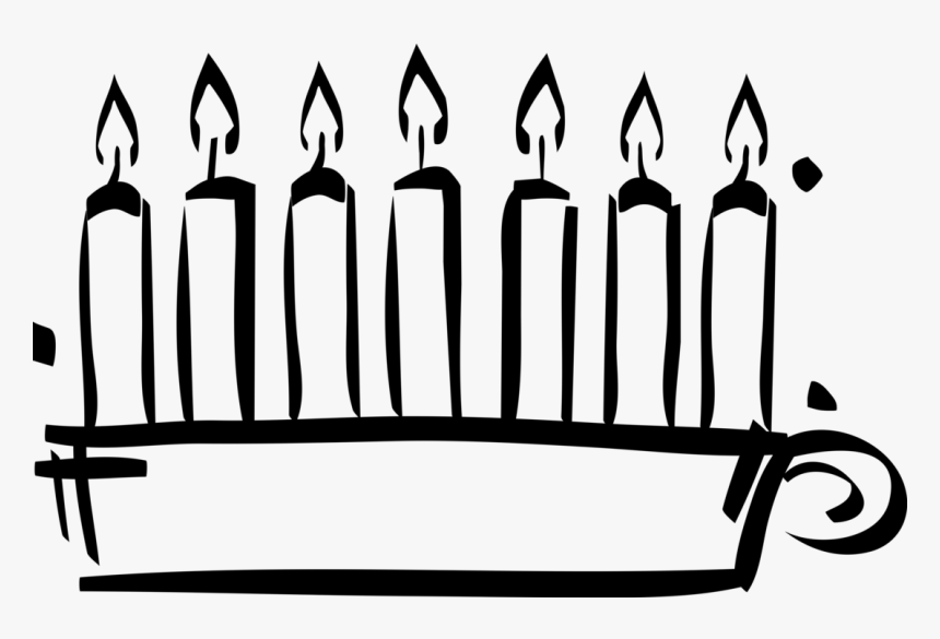 Vector Illustration Of Traditional African Kinara Candle, HD Png Download