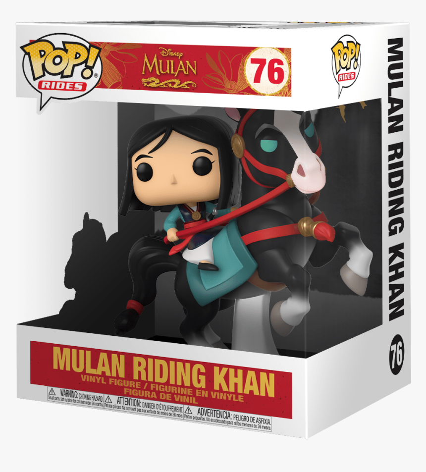 Mulan Riding Khan Funko Pop, HD Png Download