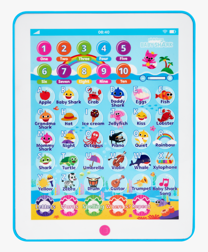 Pinkfong Baby Shark Tablet, HD Png Download