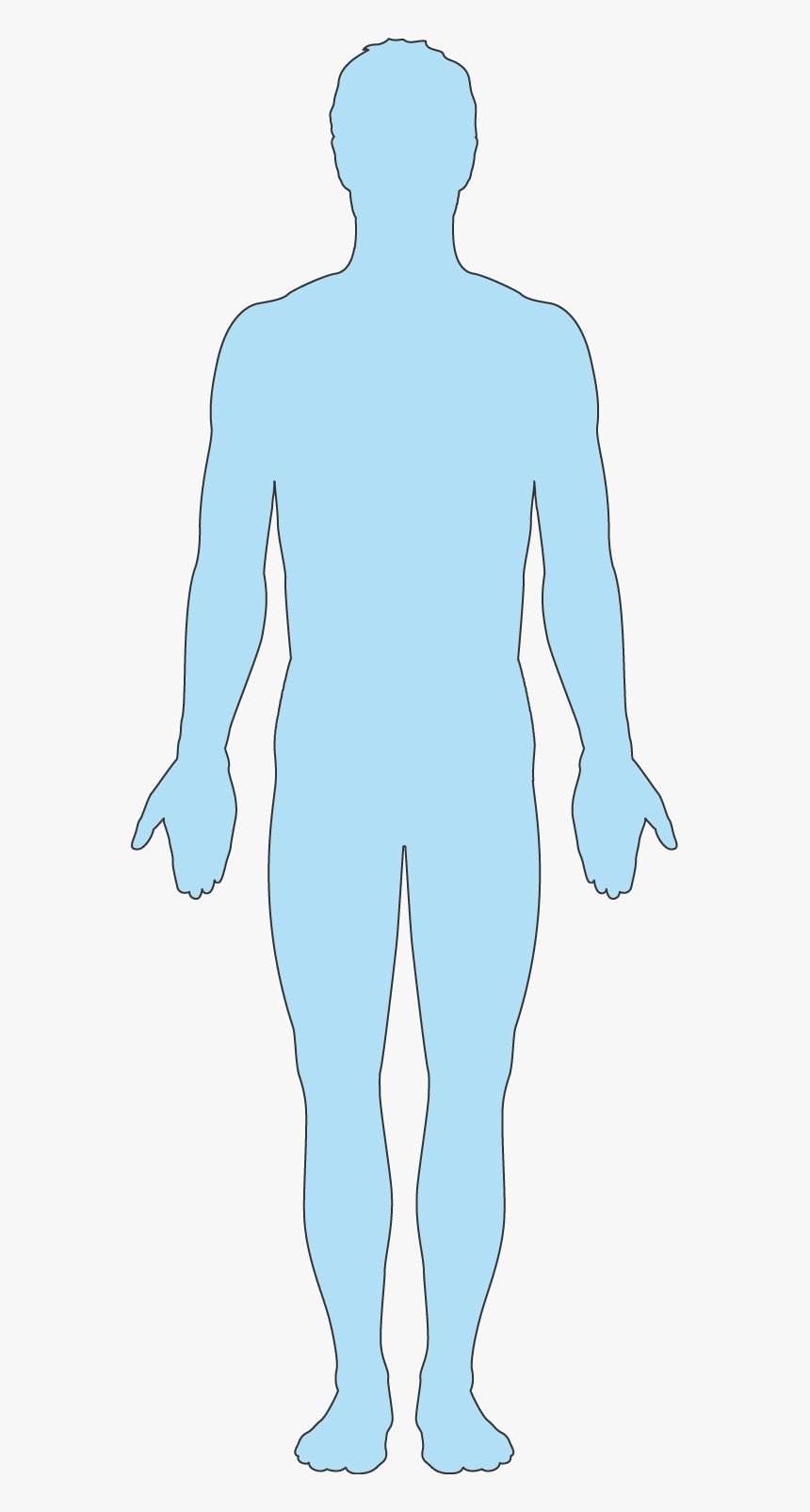 Silhouette Homme - Active Tank, HD Png Download