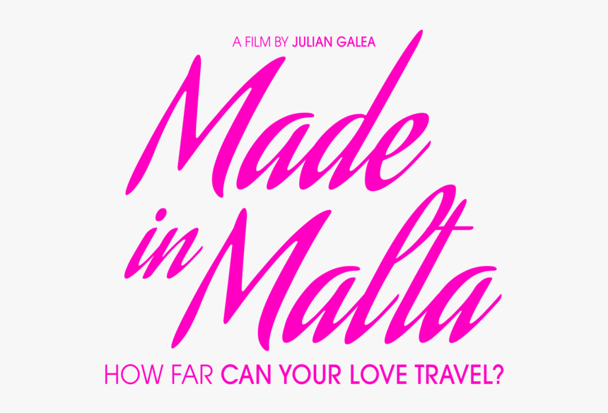Mim Logo With Tagline Pink - Made In Malta Movie Poster, HD Png Download