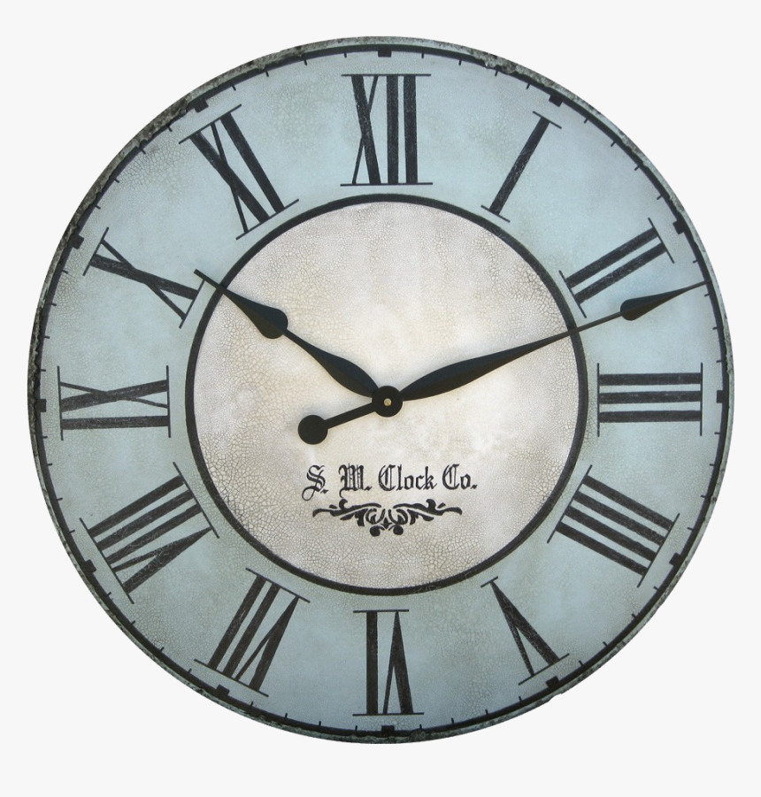 Clock With Roman Numerals, HD Png Download