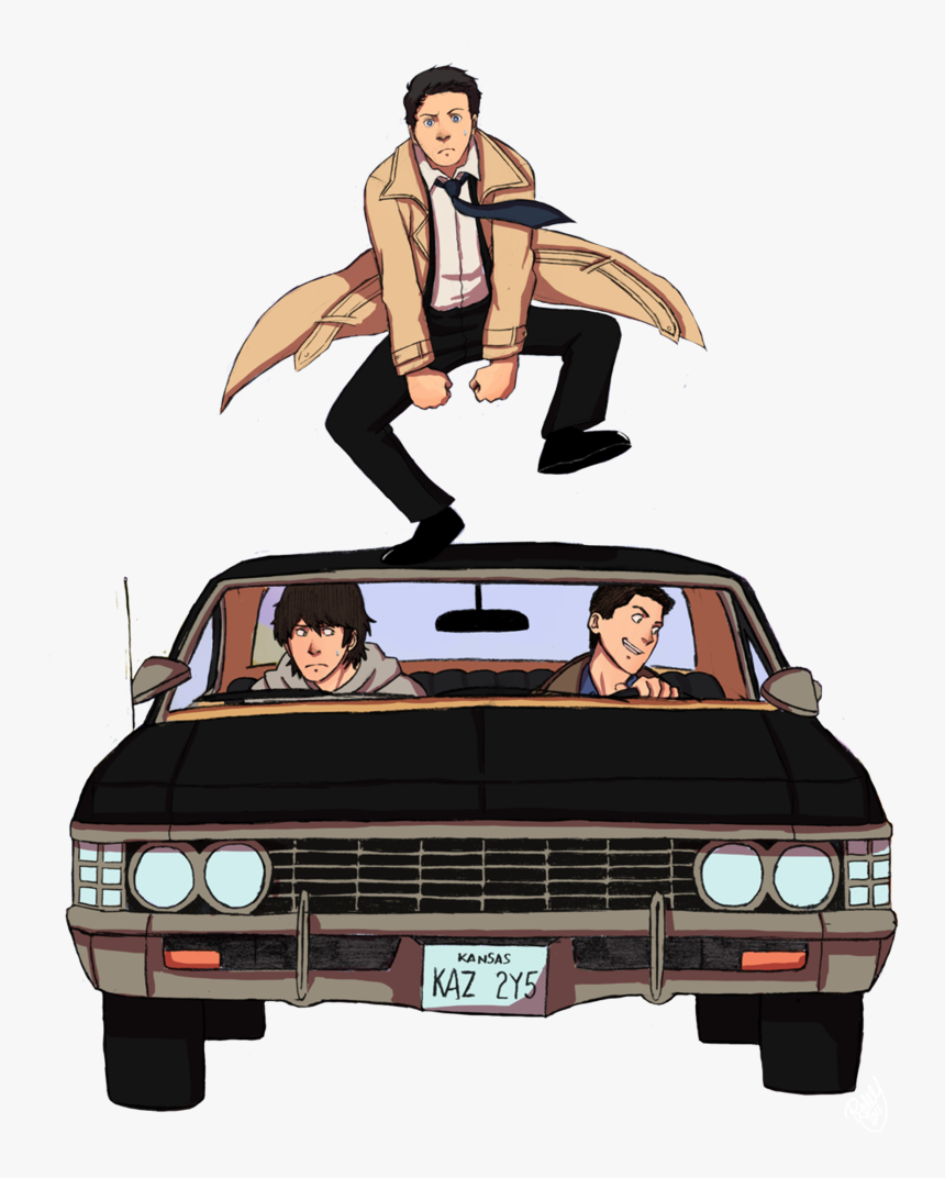 Thumb Image - Supernatural And Scooby Doo On The Open Road Shirt, HD Png Download