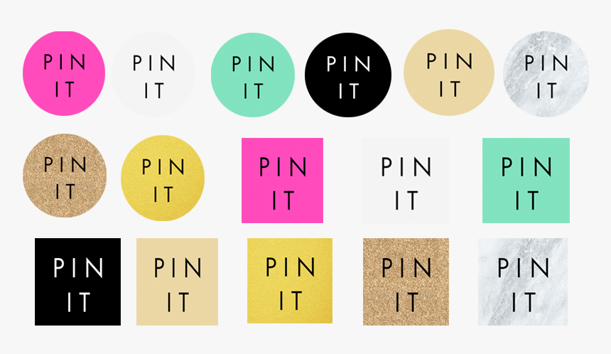 Clip Art Download Pin It Button - Circle, HD Png Download