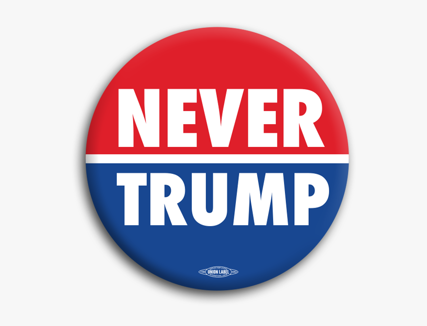 Never Trump Button Transparent, HD Png Download
