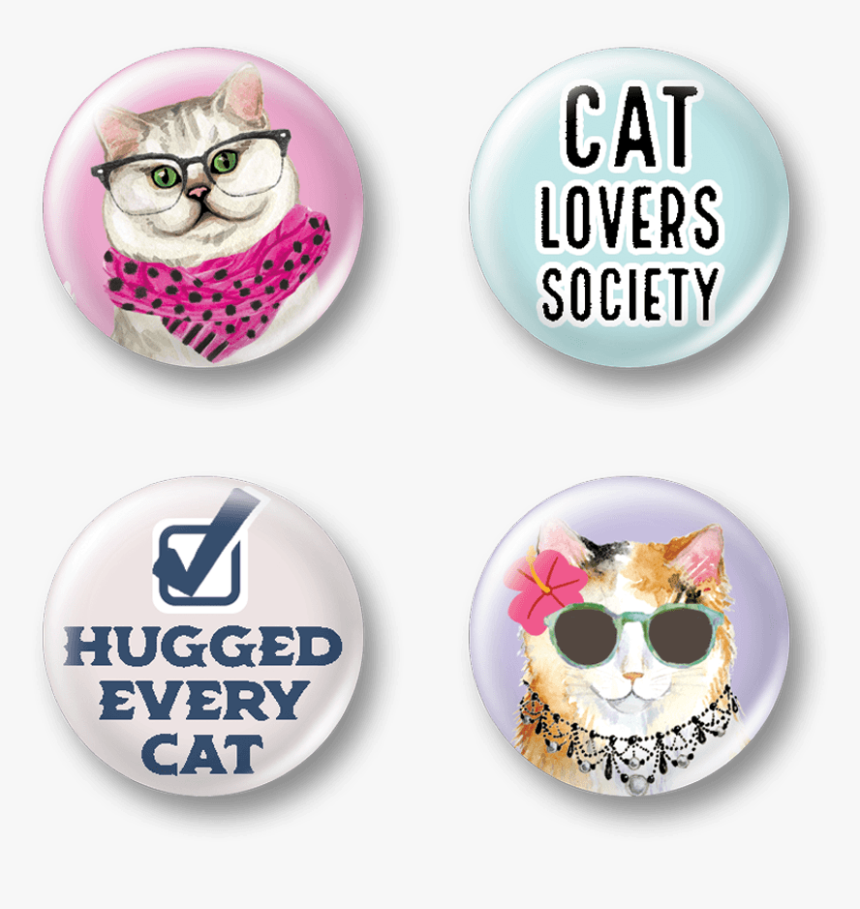 Cat Lover Pin, HD Png Download