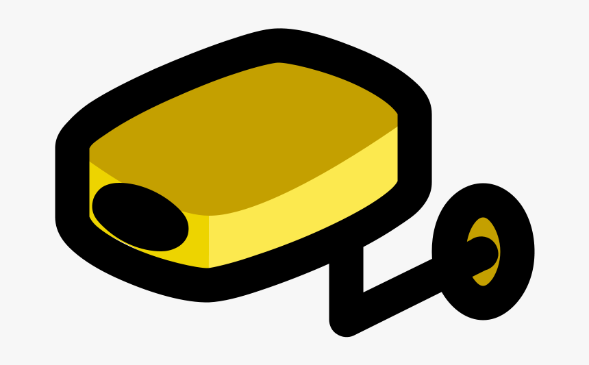 Free Video Camera Free Simple Cctv - Video Camera Clip Art, HD Png Download