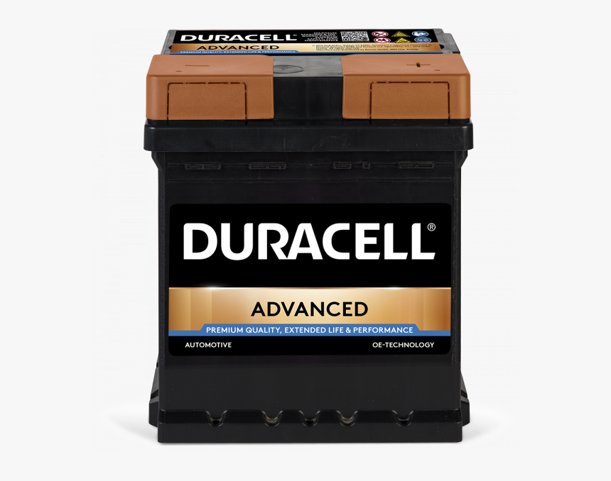 Autobatterien, Starterbatterien, Duracell Advanced - Duracell, HD Png Download