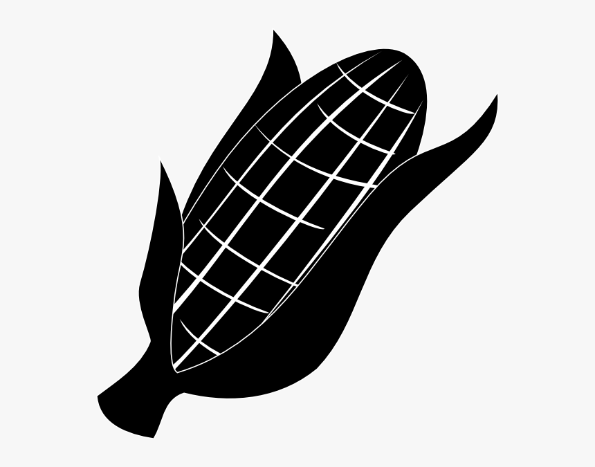Corn Clipart Black And White Png, Transparent Png