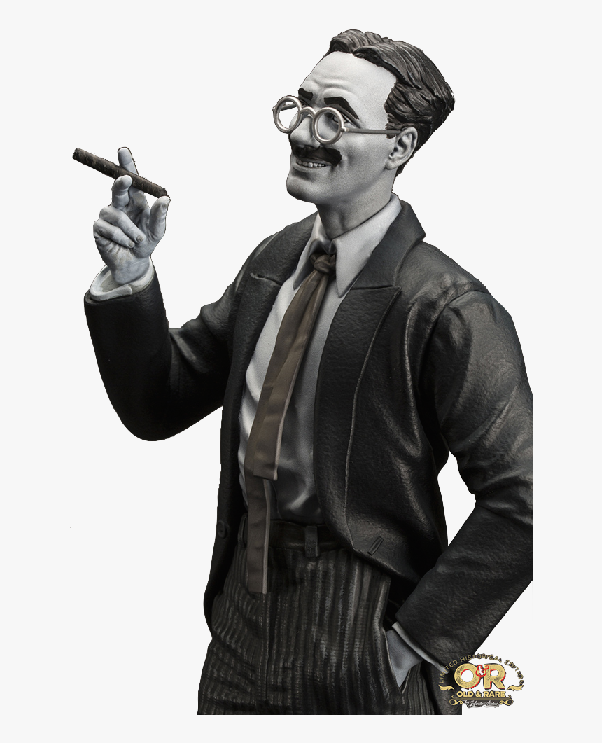 Infinite Statue Old & Rare Groucho Marx Statue - Gun Barrel, HD Png Download