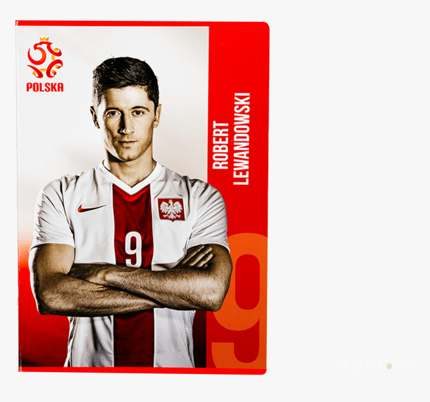 Notebook A5 80 Pages Robert Lewandowski - Zeszyty Szkolne Z Piłkarzami, HD Png Download