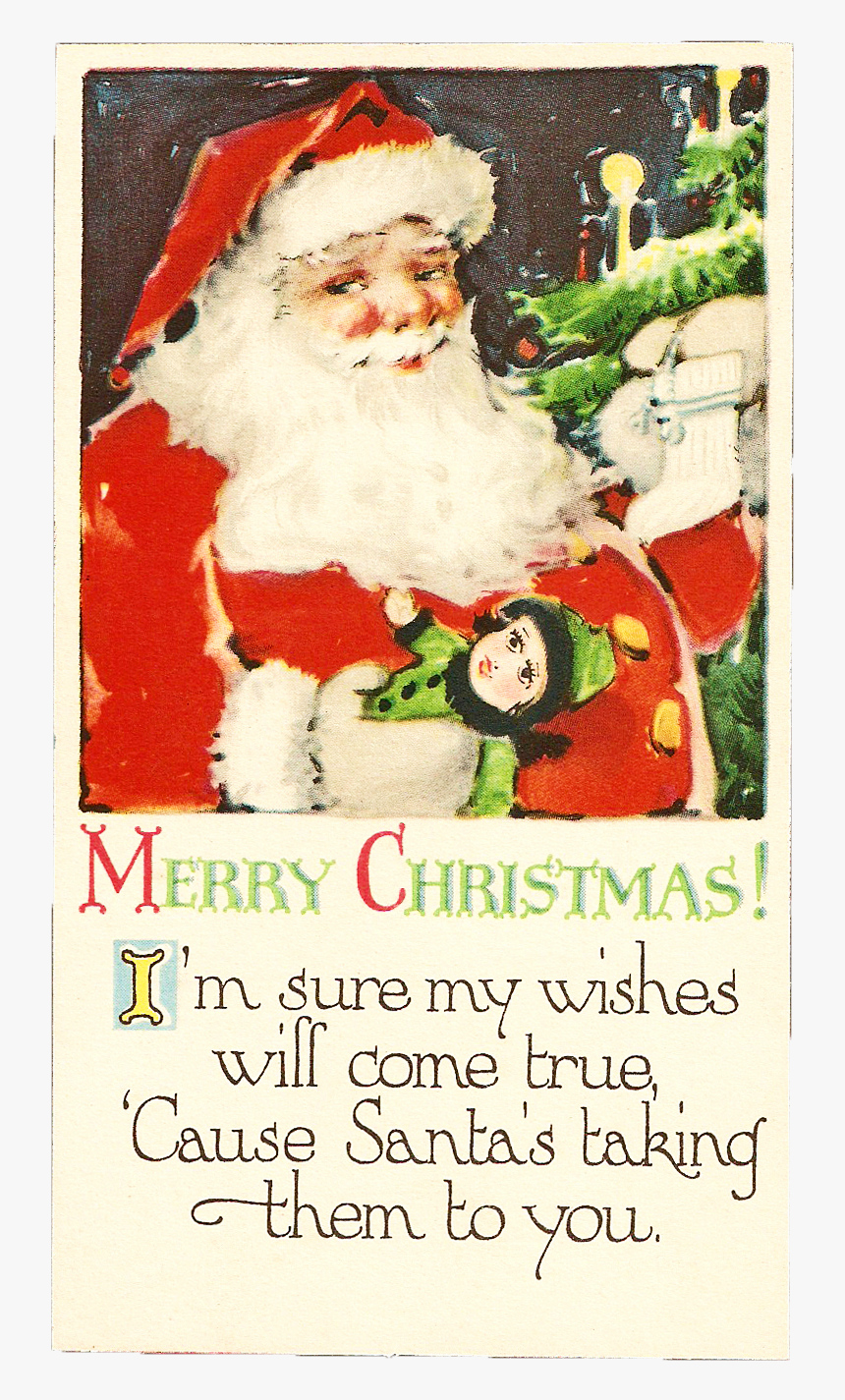 Merry Christmas Clipart To Printable - Santa Claus, HD Png Download