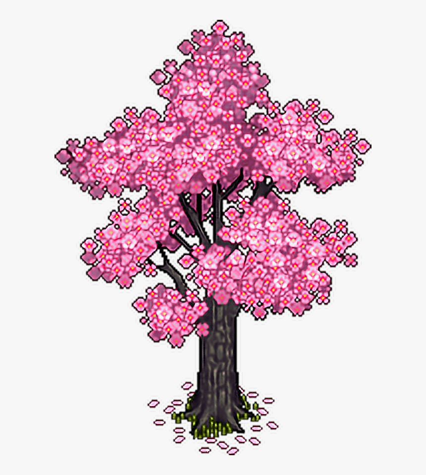 #arvore #habbo #pixel #tree - Illustration, HD Png Download