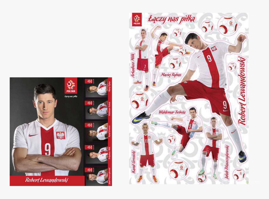 Wall Stickers Repositionable Robert Lewandowski - Team, HD Png Download