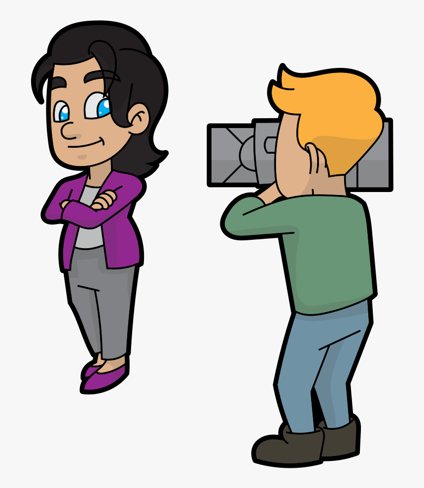 Filming Cartoon, HD Png Download