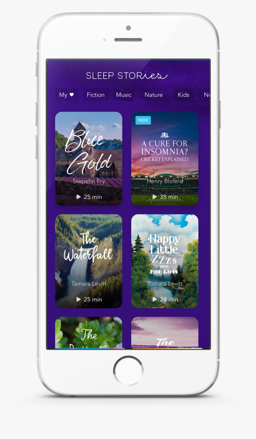 Sleep Stories Phone - People Using The Calm App, HD Png Download