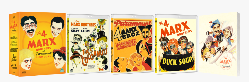 4 Marx Brothers At Paramount, HD Png Download