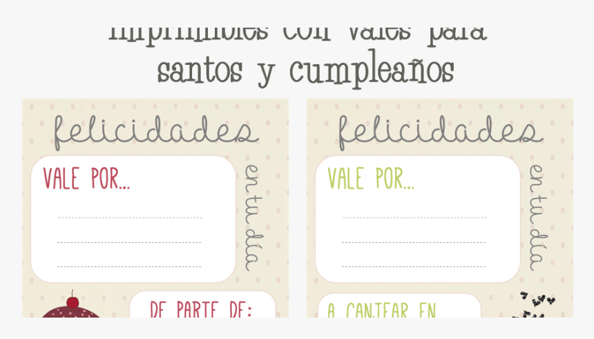 Transparent Regalos De Cumpleaños Png - Vale De Cumpleaños, Png Download