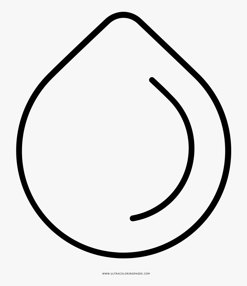 Droplet Coloring Page Romeo - Goto De Agua Para Colorear, HD Png Download