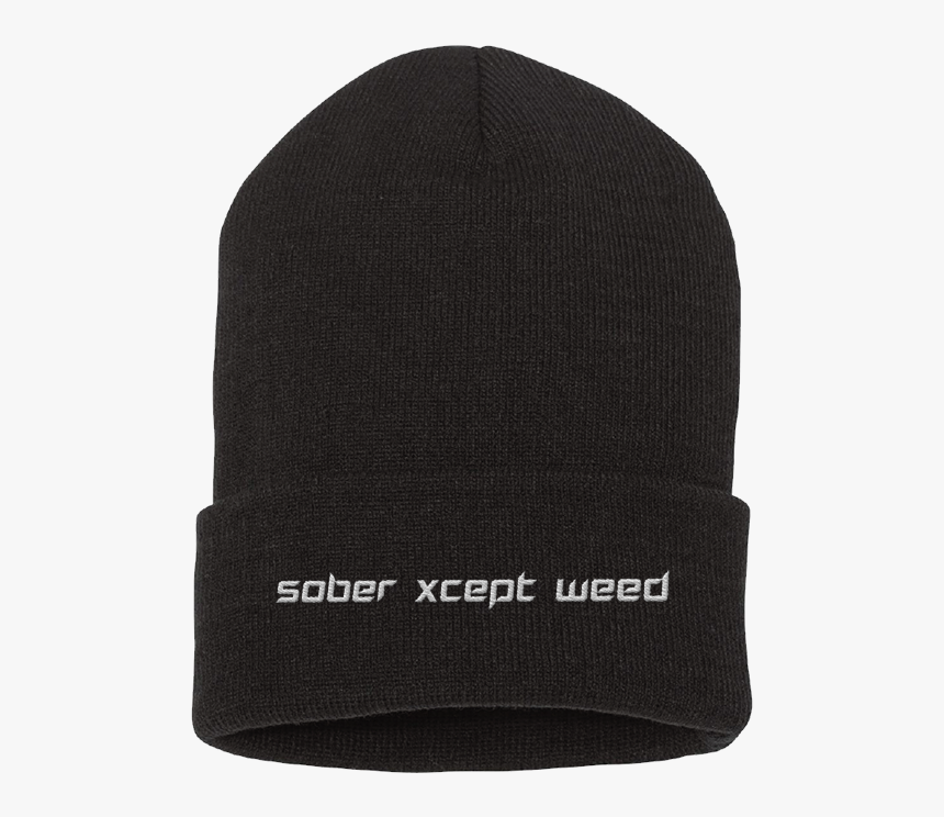 Sober Xcept Weed Beanies - Beanie, HD Png Download