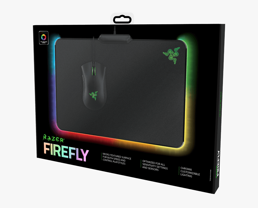 Firefly Hard Edition, Chroma Lighting, Non-slip Rubber - ماوس باد, HD Png Download