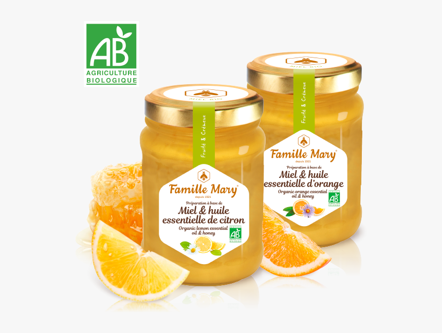 Duo De Miel Bio Aux Agrumes - Honey, HD Png Download