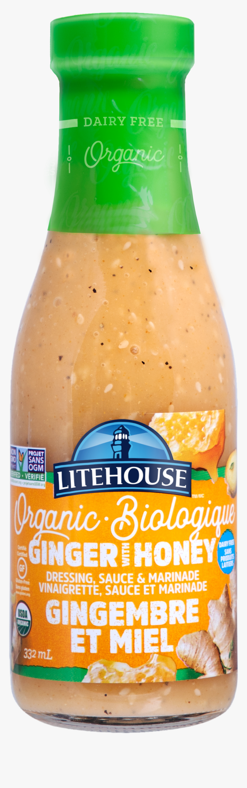 Organic Ginger Honey Dressing Canada - Muenster Cheese, HD Png Download