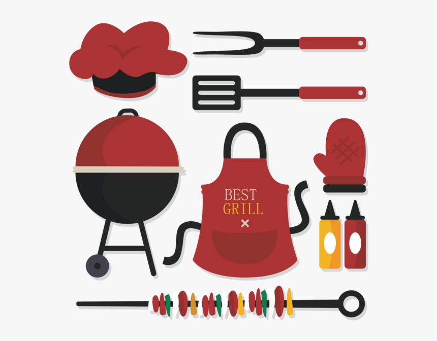 Transparent Bbq Clipart Png - Food Illustration Bbq, Png Download