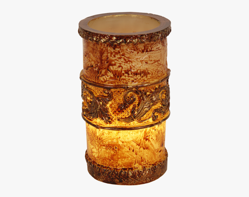Led Pillar Candle Gothic - Wood, HD Png Download