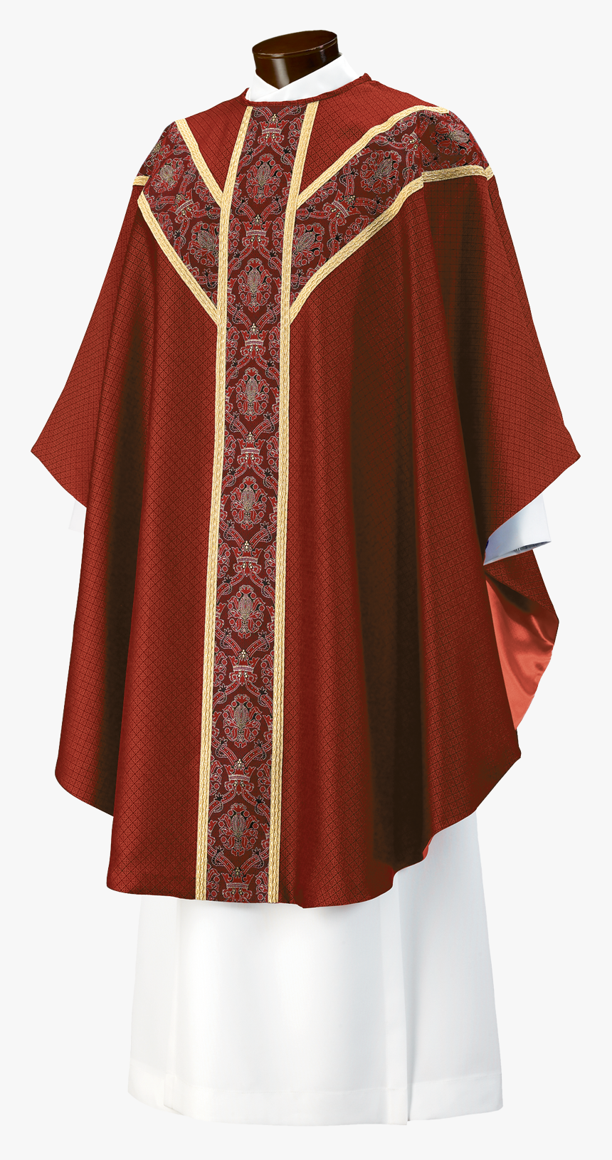Sol482 Solomon Chasuble- Red - Cape, HD Png Download