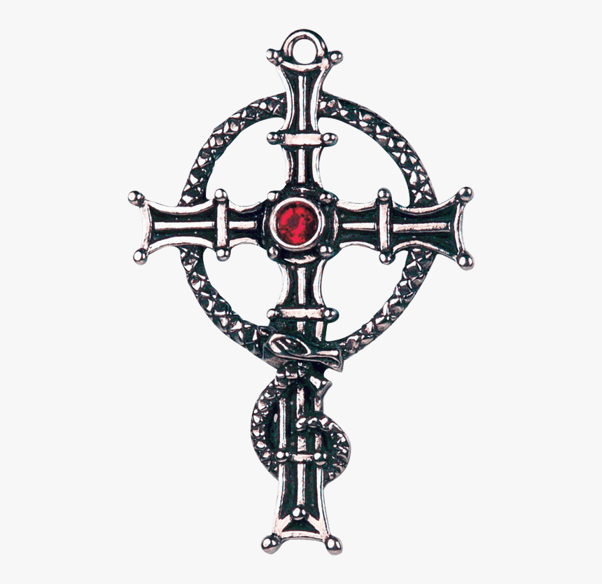 Gothic Cross Of Fearlessness Necklace - Gothic Cross Png, Transparent Png
