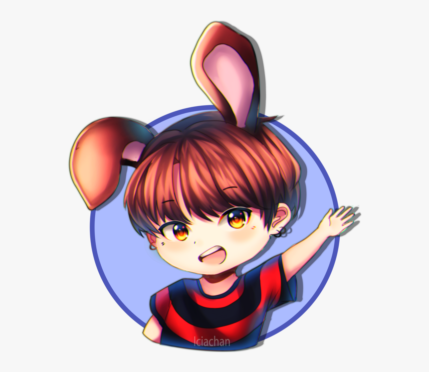Bts Stickers Png Banner Free Stock - Fanart Bts Dope Chibi, Transparent Png
