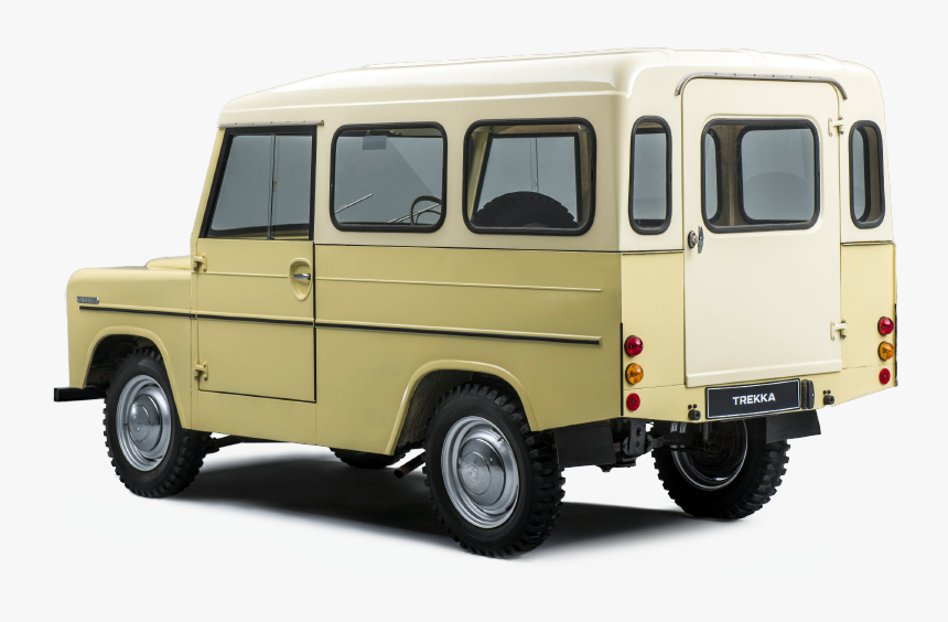 Trekka Back View Isolated - Compact Van, HD Png Download