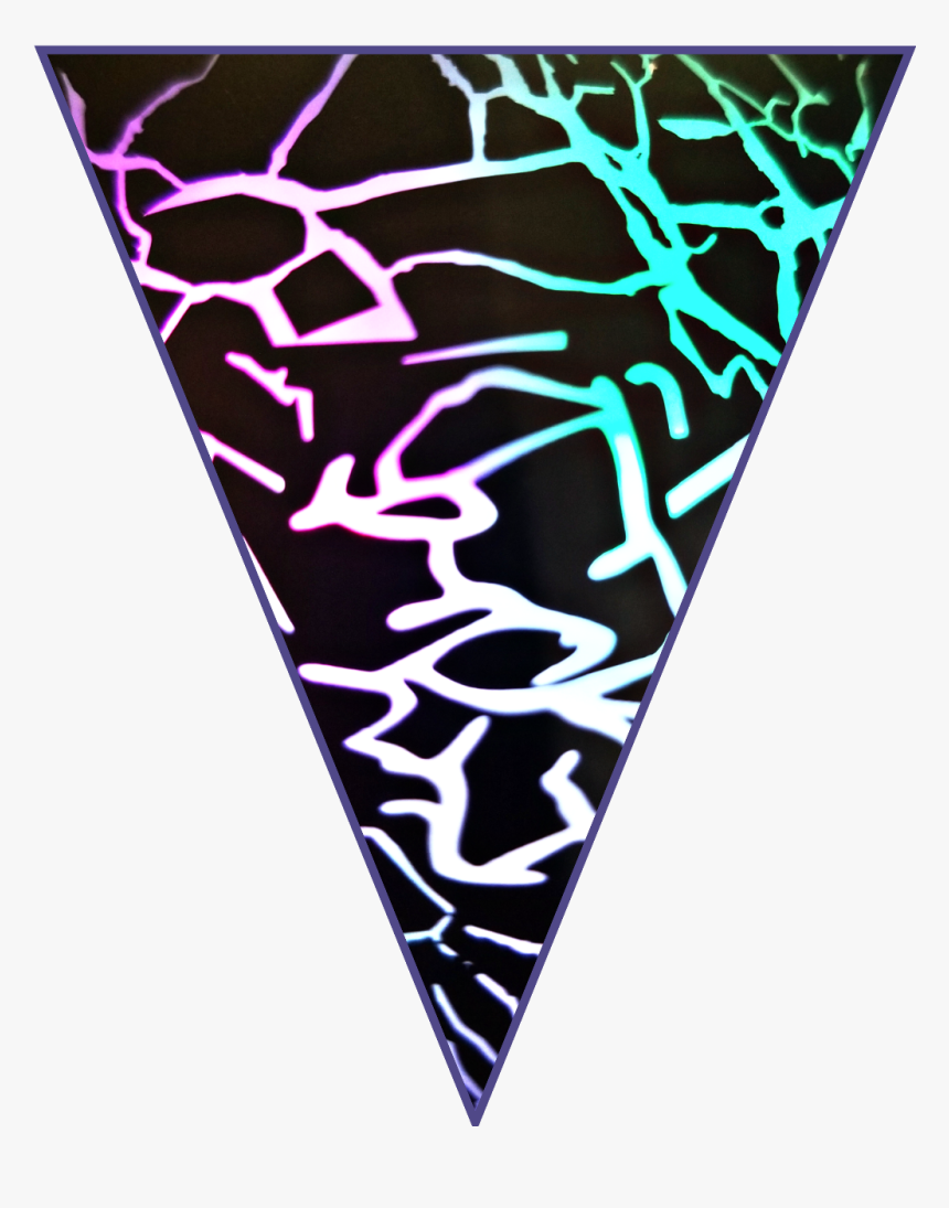 #triangles #rainbowlight #rainbowlava #upsidedown #triangleart - Triangle, HD Png Download