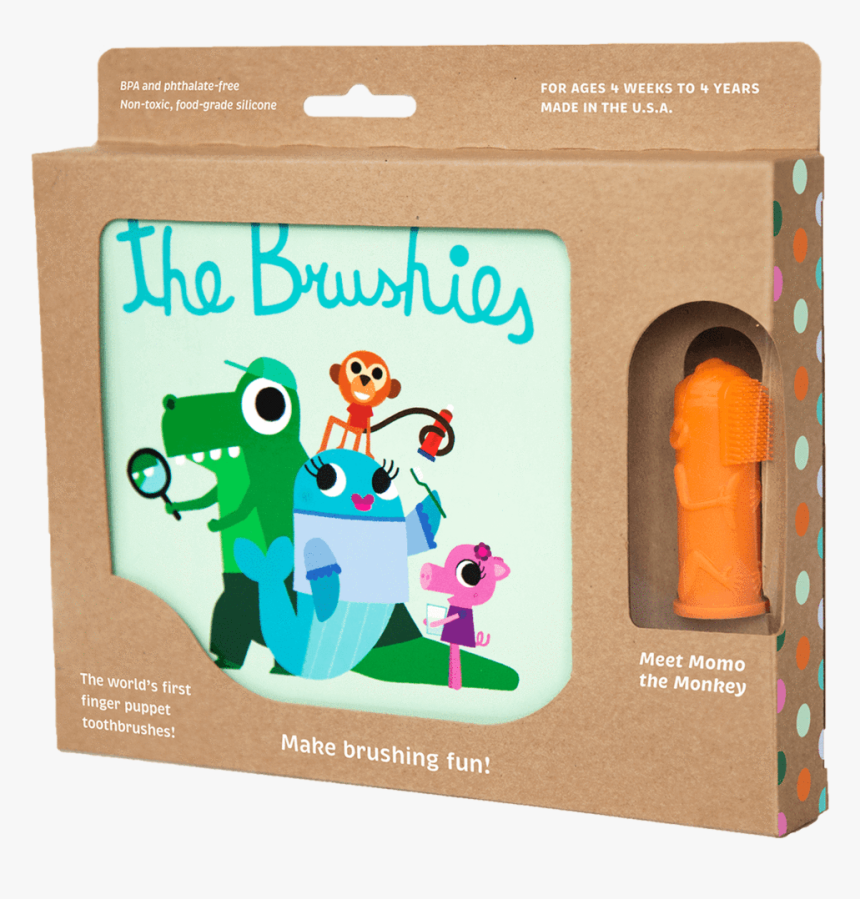 Momo The Monkey The Brushies Book - Brushies Pinky The Pig The Brushies Book, HD Png Download