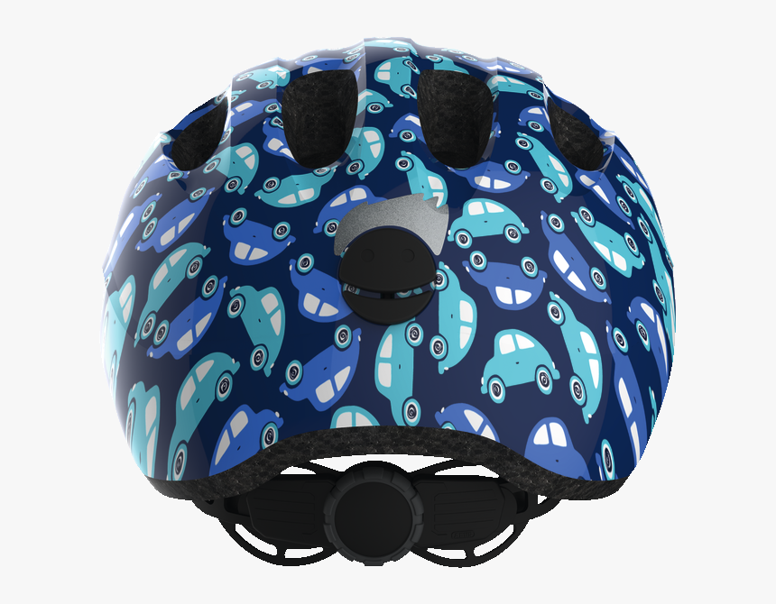 0 Blue Car Back View - Bicycle Helmet, HD Png Download
