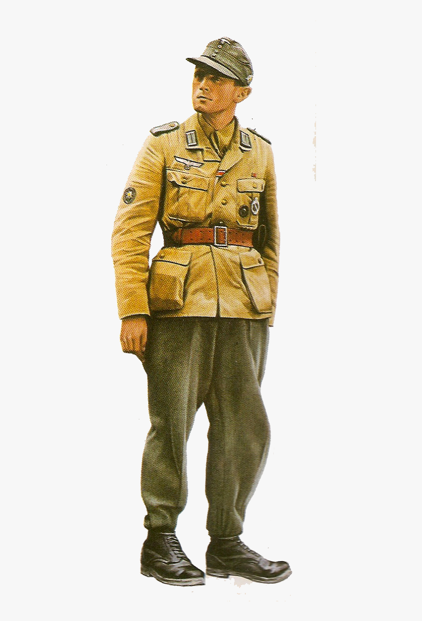 German Ww2 Uniforms In Italy, HD Png Download
